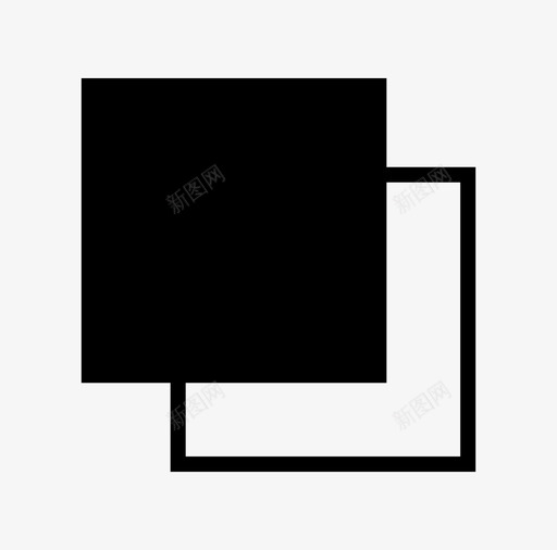 背面排列分层图标svg_新图网 https://ixintu.com 分层 排列 排列瓷砖 放置 正方形 照片 背面