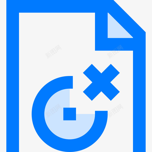 拒绝文件类型13蓝色图标svg_新图网 https://ixintu.com 拒绝 文件类型13 蓝色