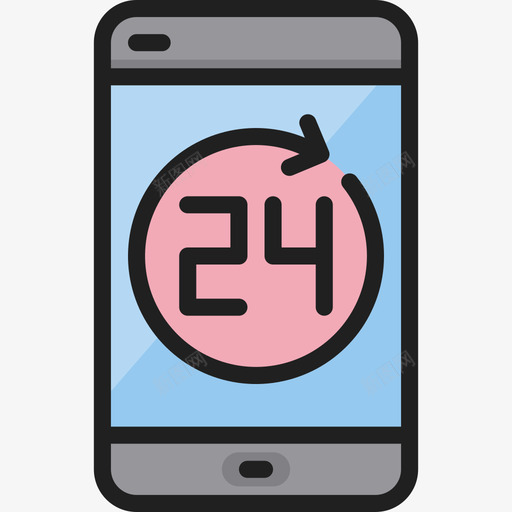 智能手机移动21线性颜色图标svg_新图网 https://ixintu.com 智能手机 移动21 线性颜色