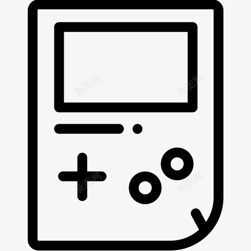 Gameboy假日37直系图标svg_新图网 https://ixintu.com Gameboy 假日37 直系