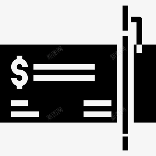 支票银行43填写图标svg_新图网 https://ixintu.com 填写 支票 银行43
