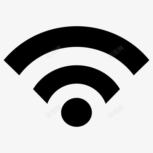信号条形信号广播图标svg_新图网 https://ixintu.com 信号 广播 无线 条形信号 网络 连接