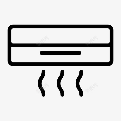 空调气候制冷图标svg_新图网 https://ixintu.com 制冷 工业1 气候 空调