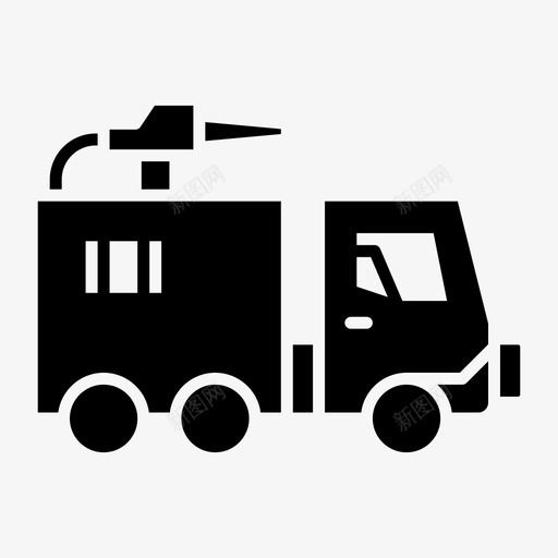 军车运输车辆图标svg_新图网 https://ixintu.com 军车 车辆 运输