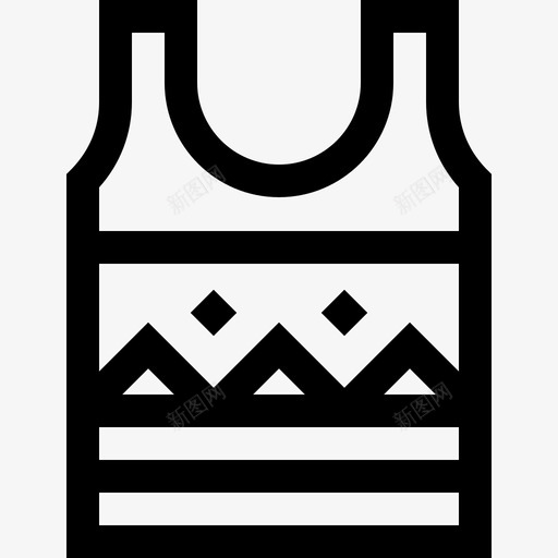 衬衫波西米亚5直纹图标svg_新图网 https://ixintu.com 波西米亚5 直纹 衬衫