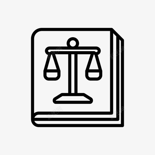 法律书籍犯罪教育图标svg_新图网 https://ixintu.com 司法 教育 法律 法律书籍 犯罪
