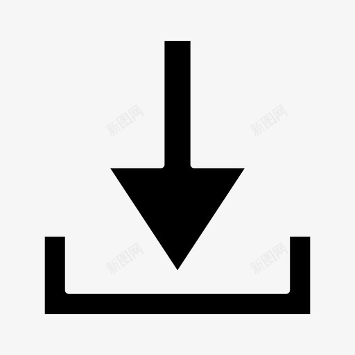 下降保存图标svg_新图网 https://ixintu.com ios网络 下 下载 下降 保存 用户界面字形图标
