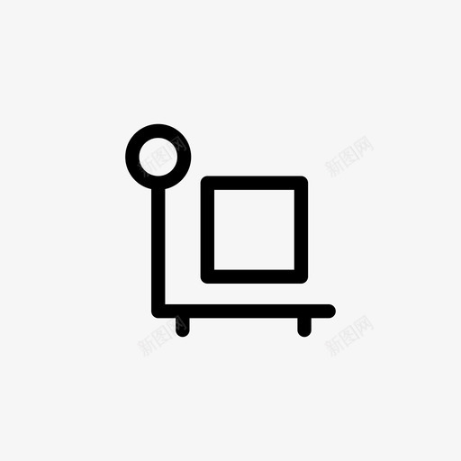称重交货出口图标svg_新图网 https://ixintu.com 交货 出口 机器 称重 重量