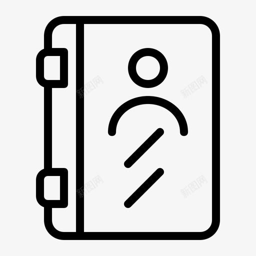 笔记本表格纸张图标svg_新图网 https://ixintu.com 书写 商务和办公4 笔记本 纸张 纸板 表格