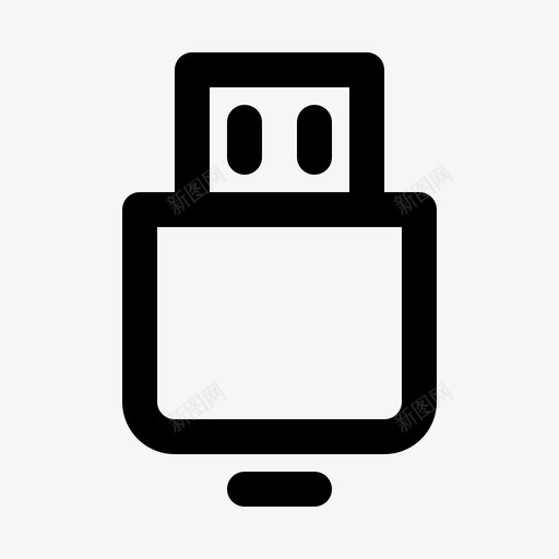 usb电缆电子设备图标svg_新图网 https://ixintu.com usb电缆 电子设备