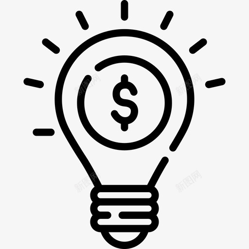 理念银行金融7线性图标svg_新图网 https://ixintu.com 理念 线性 银行金融7