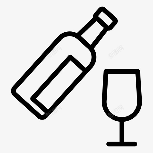 酒吧酒水供应图标svg_新图网 https://ixintu.com 酒吧 酒水供应