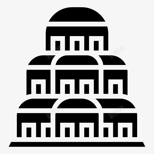 亚历山大涅夫斯基大教堂建筑地标图标svg_新图网 https://ixintu.com 亚历山大涅夫斯基大教堂 地标 建筑