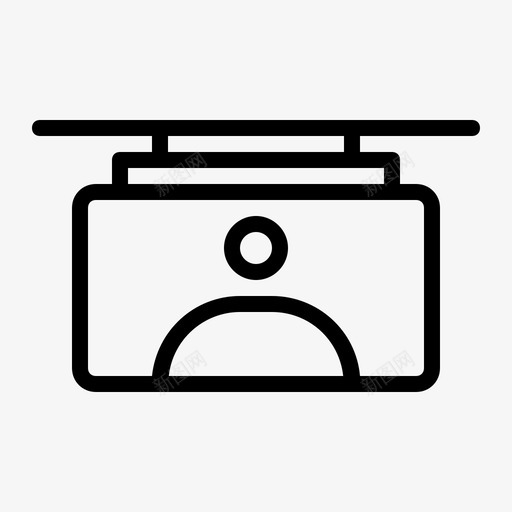 广告牌提示信息图标svg_新图网 https://ixintu.com 信息 广告牌 提示 标牌 标记 酒店和餐厅4