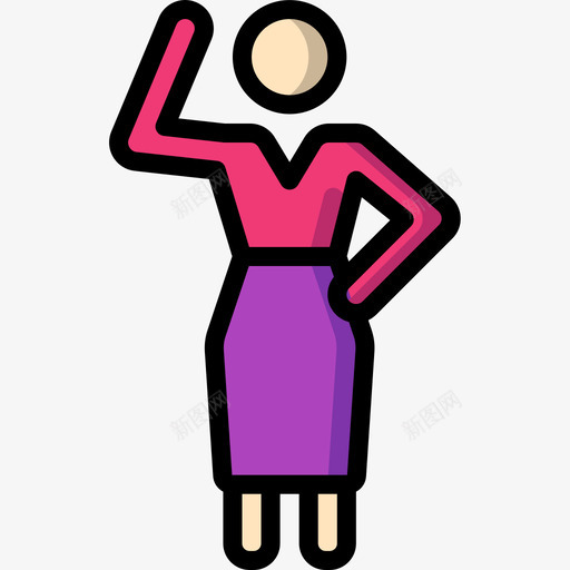女人25岁直系肤色图标svg_新图网 https://ixintu.com 25岁 女人 直系肤色