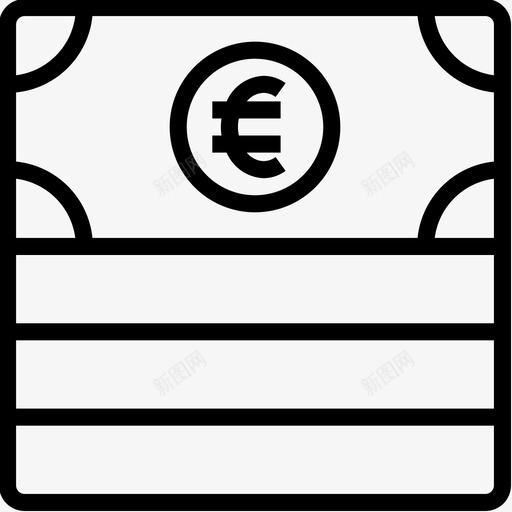 货币银行和金融20线性图标svg_新图网 https://ixintu.com 线性 货币 银行和金融20