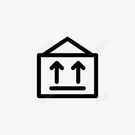 出口箱子送货图标svg_新图网 https://ixintu.com 出口 物流 箱子 送货