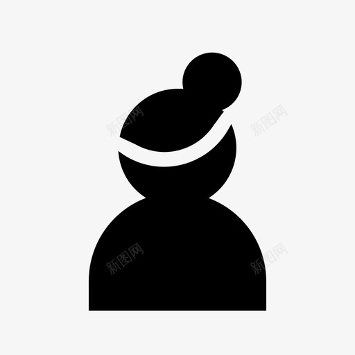 女人商人女孩图标svg_新图网 https://ixintu.com 人 商业和管理扎实的风格 商人 女人 女孩