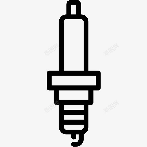 点火汽车维修20线性图标svg_新图网 https://ixintu.com 汽车维修20 点火 线性