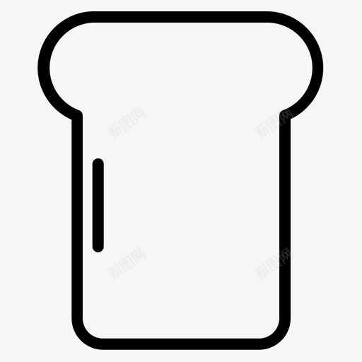 面包碳水化合物快餐图标svg_新图网 https://ixintu.com 快餐 燕麦汁 现代食品 碳水化合物 面包