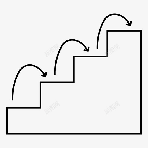 成熟度分析图表图标svg_新图网 https://ixintu.com 分析 图表 增长图 成熟度 步骤 进度