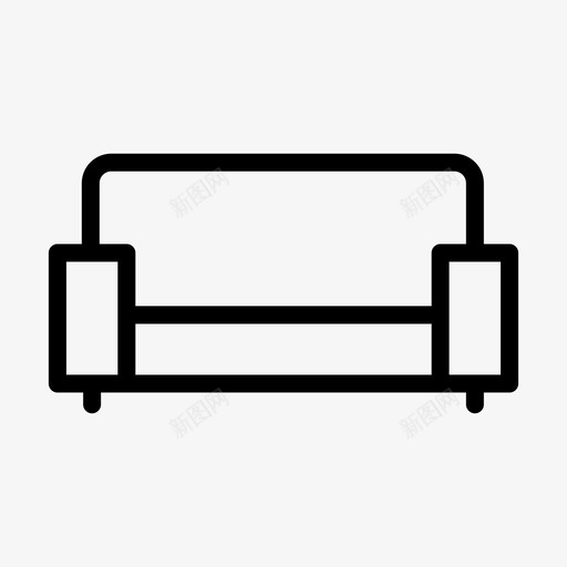 沙发座椅坐姿图标svg_新图网 https://ixintu.com 坐姿 家具图标 座椅 沙发