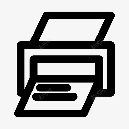 打印机墨水纸张图标svg_新图网 https://ixintu.com 互联网粗体 墨水 工具和器具 打印机 纸张
