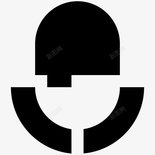麦克风办公室操作员图标svg_新图网 https://ixintu.com 专业人员 办公室 扬声器 操作员 支持 麦克风