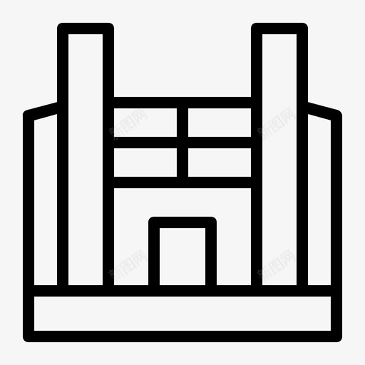 大楼城市办公室图标svg_新图网 https://ixintu.com 1号楼 办公室 城市 大楼 村 镇