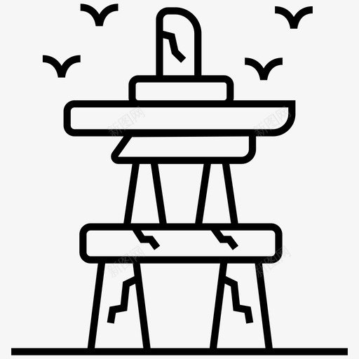 因努克什克建筑地标图标svg_新图网 https://ixintu.com 因努克什克 地标 岩石艺术 建筑 旅游线矢量包 石头艺术