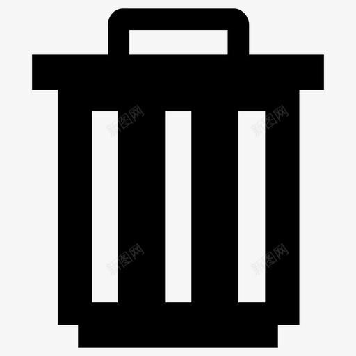删除垃圾箱扔掉图标svg_新图网 https://ixintu.com 删除 垃圾箱 扔掉