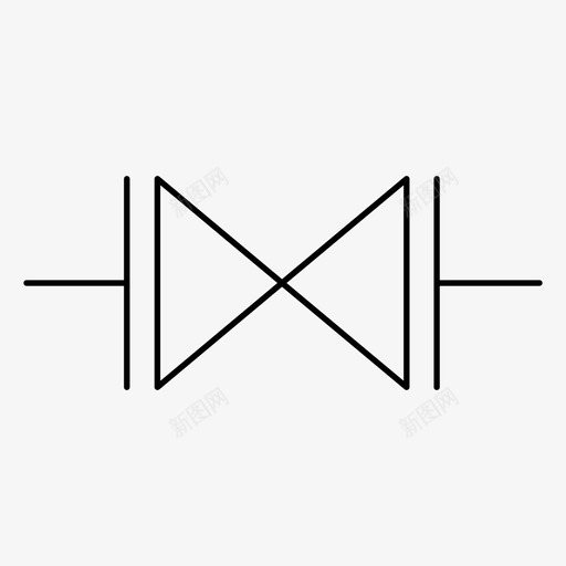 闸阀符号水龙头液压图标svg_新图网 https://ixintu.com 关闭 工业 水龙头 液压 闸阀符号
