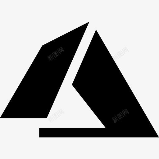 Azure云存储徽标2已填充图标svg_新图网 https://ixintu.com Azure 云存储徽标2 已填充