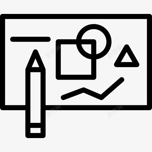 素描50直线图标svg_新图网 https://ixintu.com 直线 素描 设计50