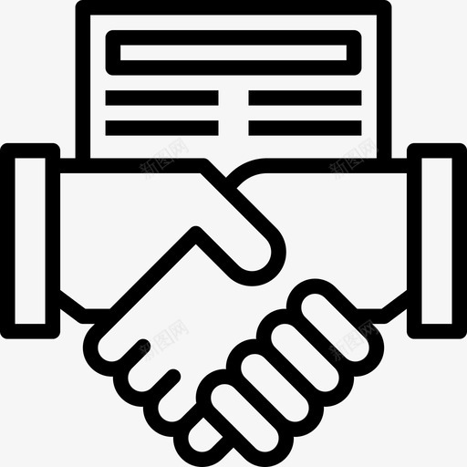 握手银行和金融23直系图标svg_新图网 https://ixintu.com 握手 直系 银行和金融23