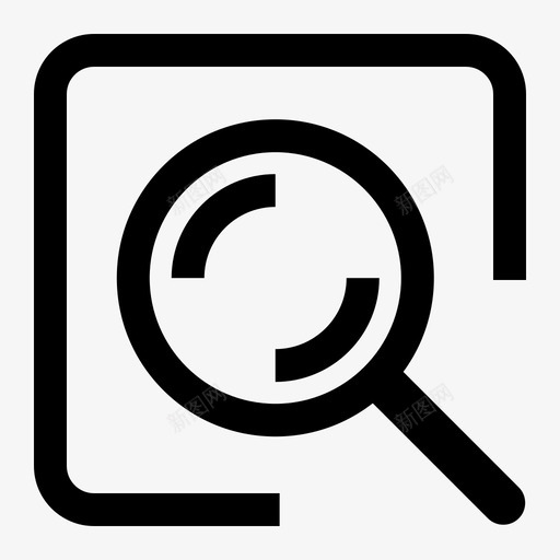 综合查询分析系统svg_新图网 https://ixintu.com 综合查询分析系统 线性 扁平 单色 简约