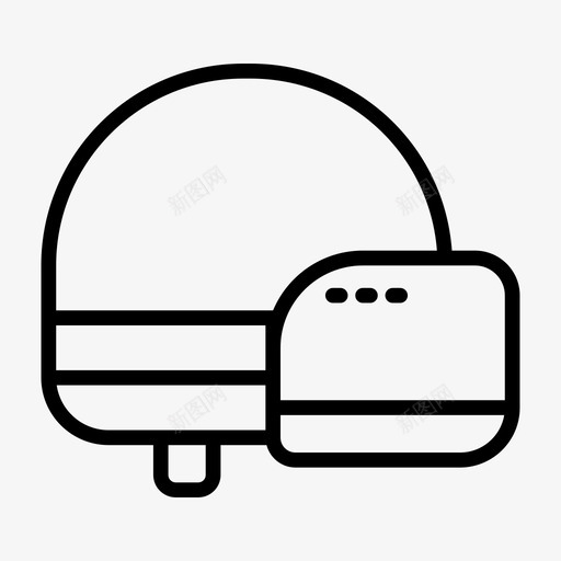 头盔自行车运输工具图标svg_新图网 https://ixintu.com 头盔 自行车 车辆 运输工具