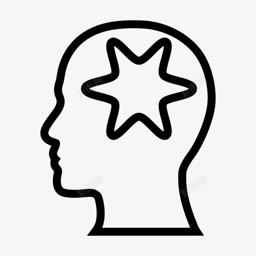梦想白日梦幻想图标svg_新图网 https://ixintu.com 幻想 梦想 白日梦
