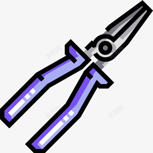 线颜色钳工具箱5图标svg_新图网 https://ixintu.com 工具箱5 线颜色钳