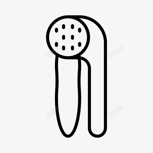 大蒜压榨机设备家用电器图标svg_新图网 https://ixintu.com 大蒜压榨机 家用电器 工具 设备