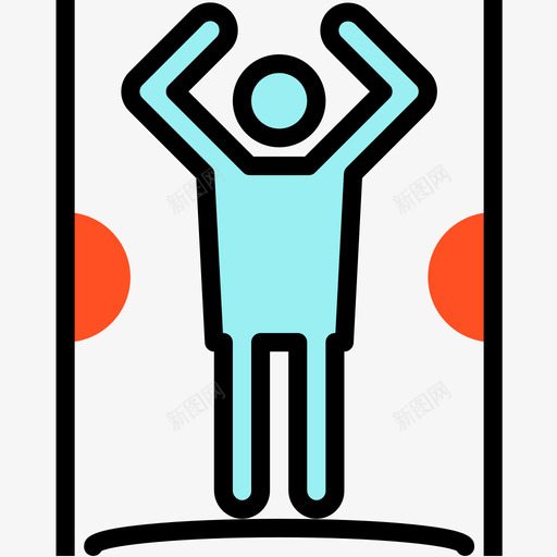 扫描仪机场49线性彩色图标svg_新图网 https://ixintu.com 扫描仪 机场49 线性彩色