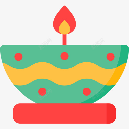 蜡烛精神的13平的图标svg_新图网 https://ixintu.com 平的 精神的13 蜡烛