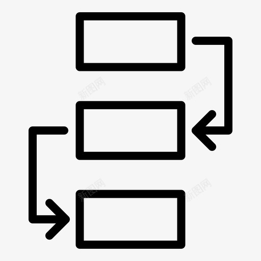 工作流程商业商业计划图标svg_新图网 https://ixintu.com 商业 商业计划 工作流程 搜索引擎优化 财务