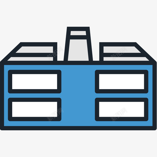 工厂工厂19线颜色图标svg_新图网 https://ixintu.com 工厂 工厂19 线颜色