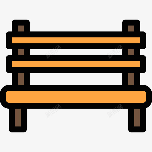 长凳动物园5线性颜色图标svg_新图网 https://ixintu.com 动物园5 线性颜色 长凳