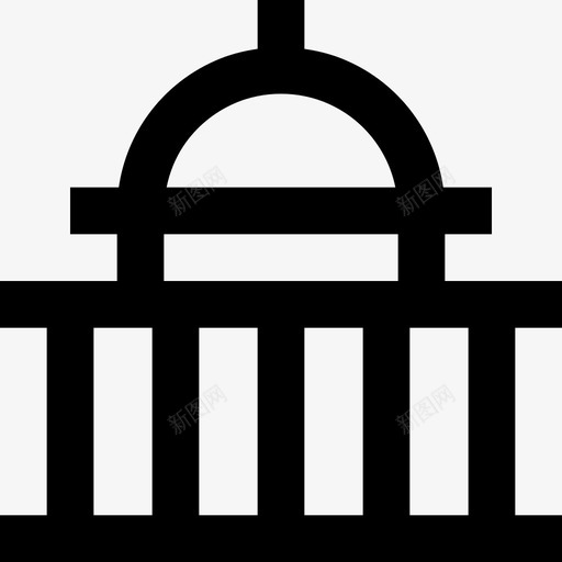 华盛顿特区美国3直线图标svg_新图网 https://ixintu.com 华盛顿特区 直线 美国3