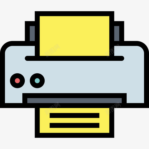 打印机office69线性颜色图标svg_新图网 https://ixintu.com office69 打印机 线性颜色