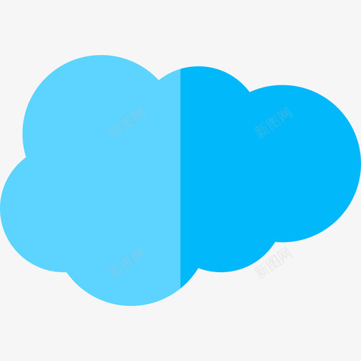 Salesforce云存储徽标扁平图标svg_新图网 https://ixintu.com Salesforce 云存储徽标 扁平