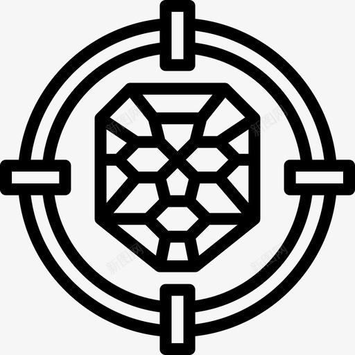 面部识别未来购物3线性图标svg_新图网 https://ixintu.com 未来购物3 线性 面部识别