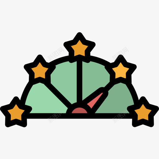 评级营销44线性颜色图标svg_新图网 https://ixintu.com 线性颜色 营销44 评级